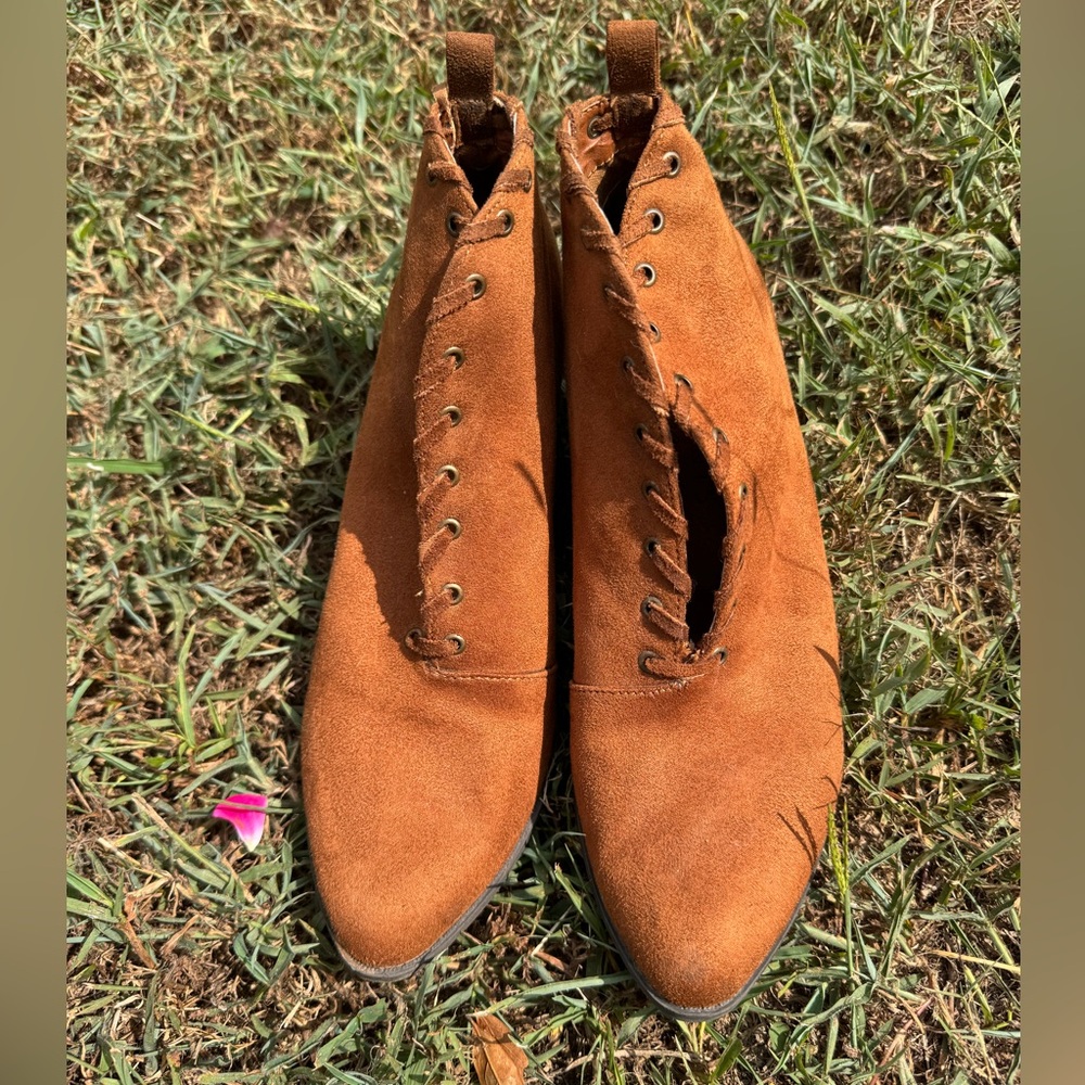Brown booties